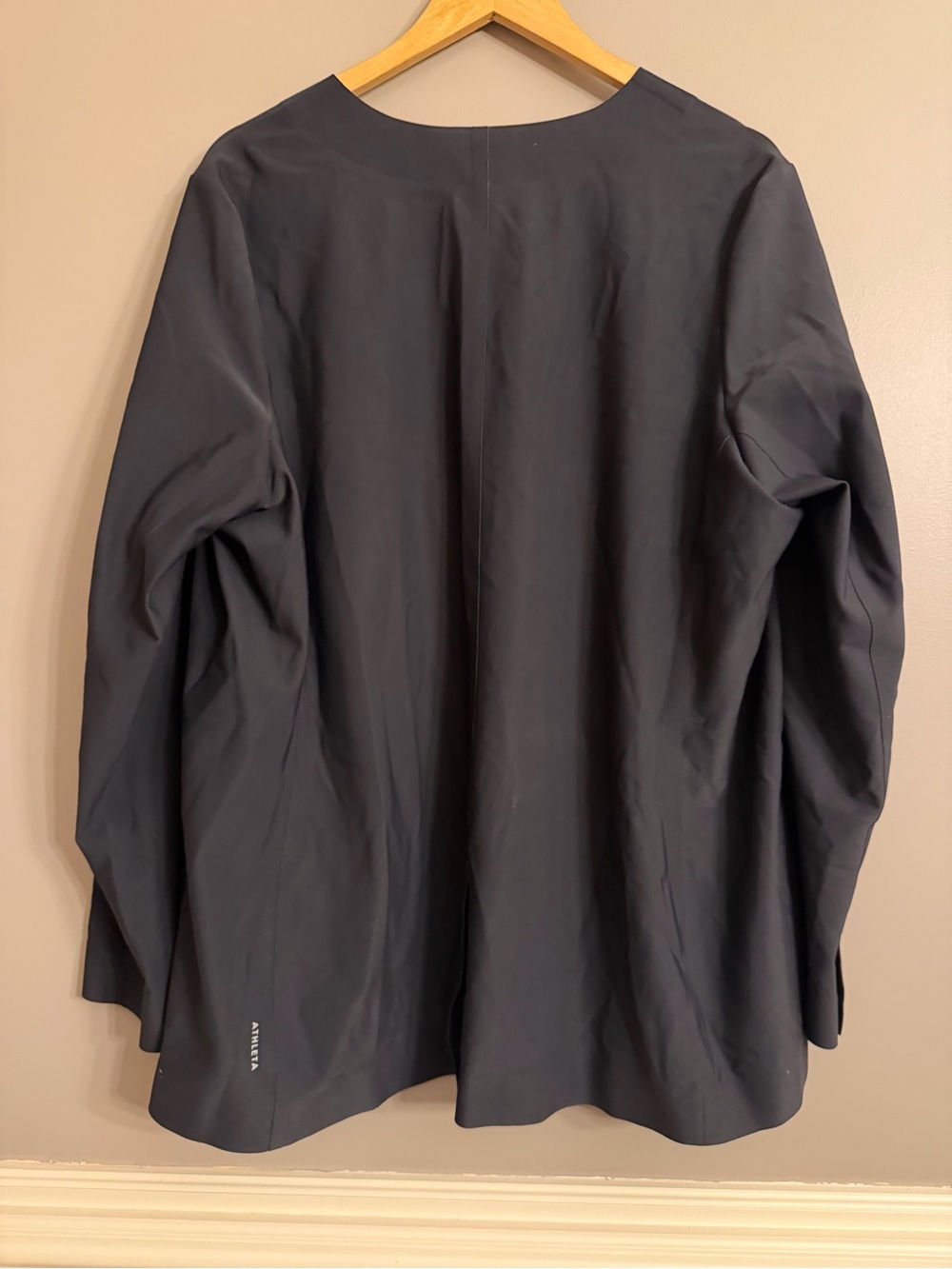 Athleta Note Takes Blazer Black Snap Button Jacket Plus 20 - Picture 8 of 9